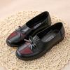 2025 Spring Slip-On Leather Flats for Middle-Aged Women