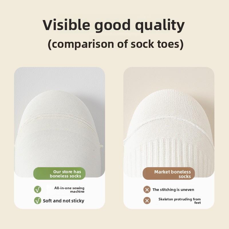 Short-sleeved Summer Lightweight Combed Cotton Long-legged Socks with Mesh, Multi-dopamine Cotton, Boneless Cotton Socks