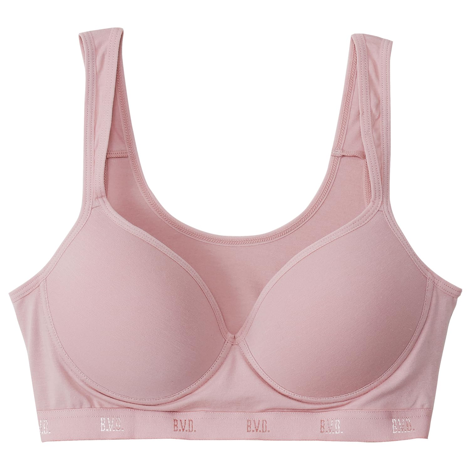 

Хлопковый формованный бюстгальтер-футболка BVD, Feel, Blend, чашка, женский,