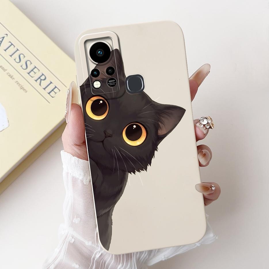 For Infinix Hot 11S Case X6812 X6812B Cute Panda Cartoon Cover Shockproof Phone Cases For Infinix Hot 11S NFC Hot11s Soft Fundas