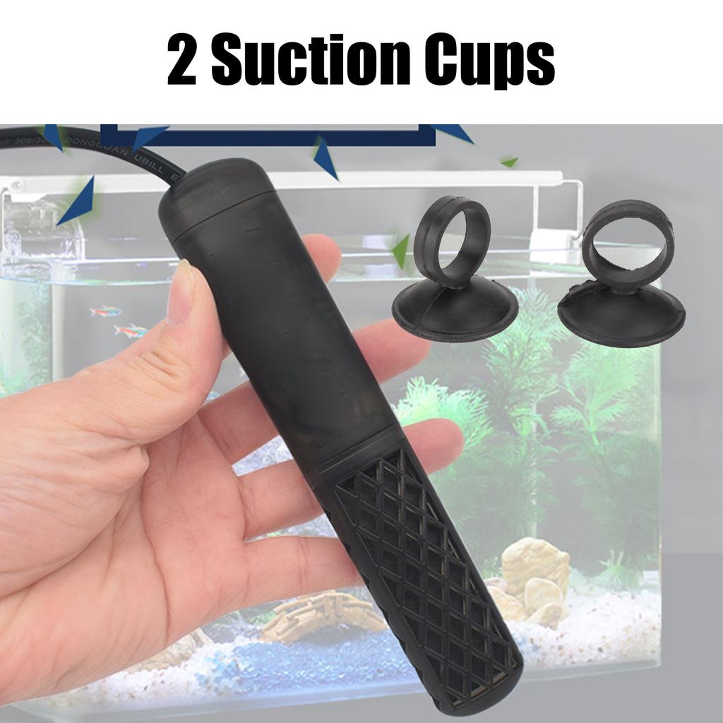 Aquarium Heater Auto Constant Temperature Explosion Proof Small Fish   Heater with Suction Cups