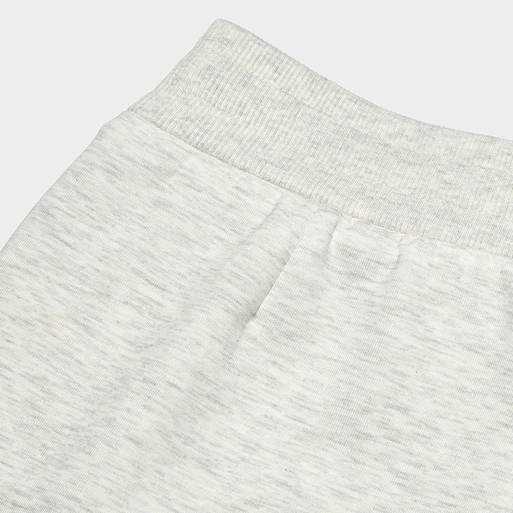 New FILA Knitted Sweatpants Women's Light Khaki Heather Gray F11W515601F-LK