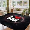 Linkin Park Design Crystal Velvet Rug Soft Decorative Mat for Bedroom Entrance