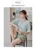 Women's Summer Three-Piece Modal Pajama Set with Bra Pads - Short Sleeve Top, Shorts, and Long Pants for Indoor/Outdoor Wear