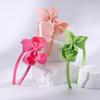 1 Pc Candy Color Cute Girls Headbands Kids Solid Bowknot Hair Bands Lovely Handmade Headwear Children Hair Accessories