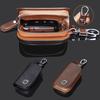 AALV1 Leather Car Key Case Full Cover Shell Keychain Bag For Volvo Xc60 Xc90 V40 V60 S60 V50 V90 S80 C40 XC40 V70 C30 C70 EX90 Rdesign