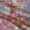 Comforter 3Pcs 1 Duvet+2 S Pink Christmas Deer Winter Snow Scene Theme Christmas Bedding Set Queen King Size