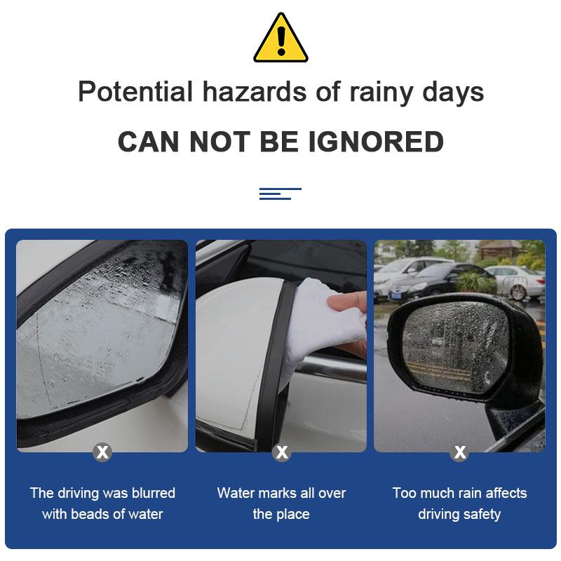 2Pcs Car Rear View Mirror Sticker Rain Eyebrow Auto Side Mirror RainProof Cover For Kia Rio Sportage R K3 K4 K5 k6 K7 K8 Ceed Sorento Cerato Soul
