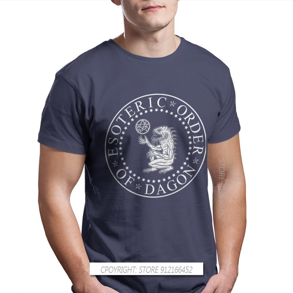 

Men Tops Cthulhu Mythos Lovecraft Horror Great Old Ones Ofertas T-Shirts Esoteric Order Of Dagon Graphic Clothes 5XL різнокольоровий