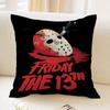 Jason V-Voorhees Horror Personalized picture text home decorative pillows Household Gifts 45x45cm