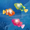 Wasseraktiviertes leuchtendes elektrisches Fisch-Badezeug für Kinder Interaktiver Roboter-Schwimmfisch für Pool Wanne Blinkendes wasserdichtes Spaß-Sommergeschenk für