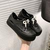 Go Out Home Indoor Cute Heightening Bow Super Soft Comfortable Non-slip Flat Bottom Super Light Hole Shoes
