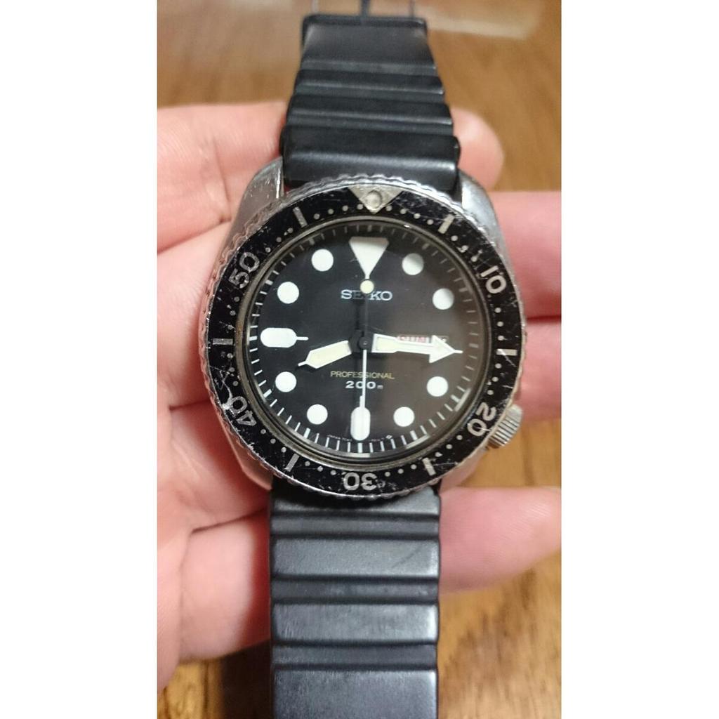 Used Seiko Diver Watch Professional 200m Masterpiece Rare Item!! 7C43-7010 1980s Saturation Diving Specification