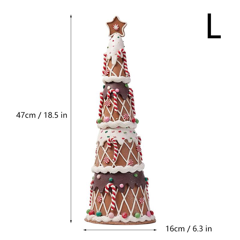 2023 Candy Christmas Tree Decoration Gift Soft Clay Fairy Tale Fantasy Desktop Decorations Ornaments Hot Xmas Mini Ornaments