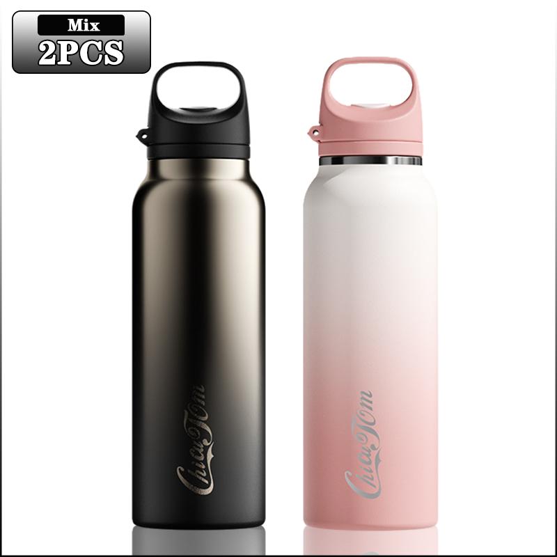Stainless Steel Portable Water Bottle Leakproof Insulated SportsCup forOutdoorCycling Hiking Gym Travel Halloween Christmas Gift
