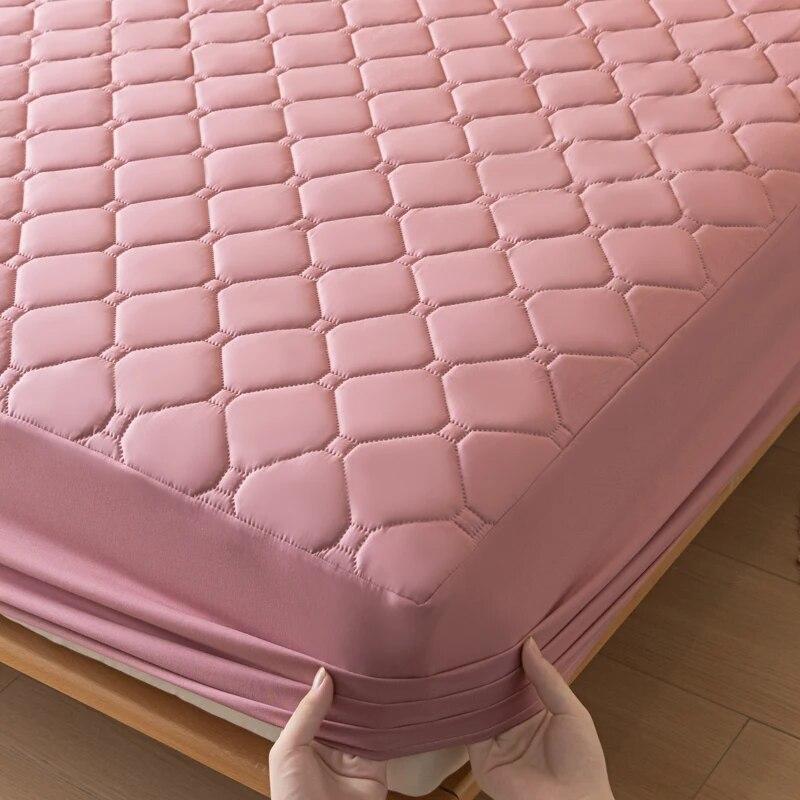 100% Waterproof Bed Cover Elastic Breathable Mattress Cover for Home Bedroom Hotel Waterproof Mattress Protector 140/160/200x200