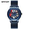 Sanda Meilleure Vente 1088 Montre pour Adolescent: Personnalisé, Cadran Rotatif 3D, Tendance, Quartz Étanche.