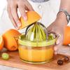 4 In 1 Citrus Lemon Orange Manual Juicer Multifunctional Hand Fruit Squeezer with Built-in Measuring Cup Grater Egg Separator