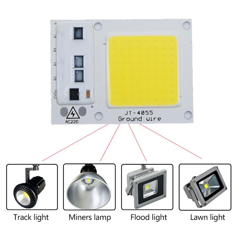 New 20W 30W 50W LED CHIP Integrated Floodlight DIY COB 220V For Projector Lamp