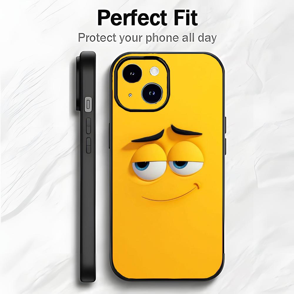 Cheerful Happy Symbol smiling Art Phone Case Phone Case Soft Packaging Lightweight For iPhone17 16 15 14 13ProMax