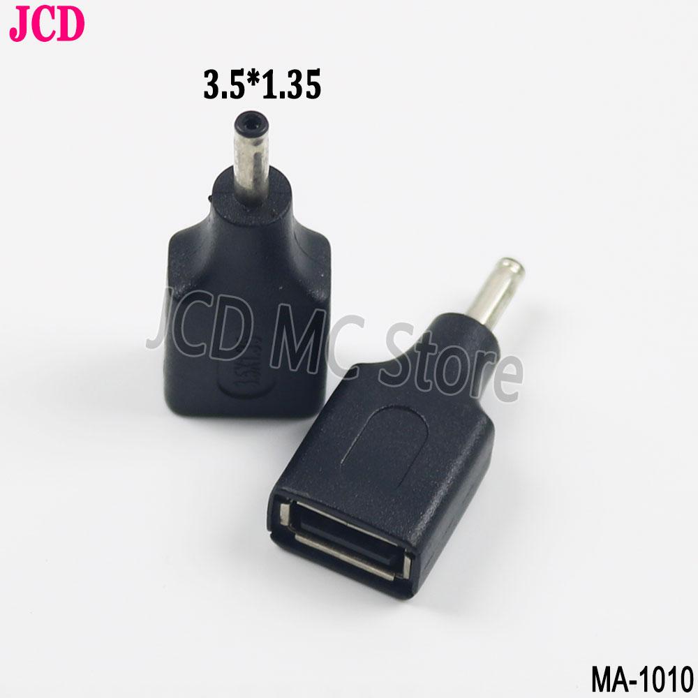 1/2/5Pcs Laptop Tablet USB 2.0 Female to DC 2.5x0.7 3.5x1.35 4.0x1.7 4.8x1.7 5.5x2.1/2.5mm Male Power Jack Connector Adapter