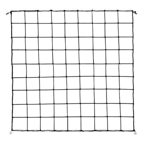 Dyrketelt Espalier Støtte Nett Kraftig Elastisk Nylon Dyrketelt Tilbehør Klatreplante Støttenett med 4 Kroker for Agurker Tomater