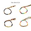 Handarbeit Glücksschnur Ethnischer Stil Mode Geflochtenes Seil DIY Bastelarmband Polyester Handgelenksband Personalisierter Schmuck