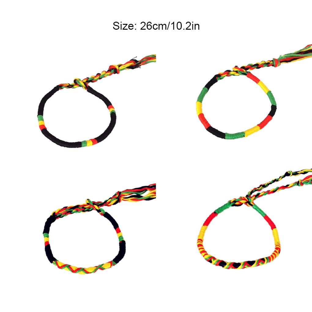 Handarbeit Glücksschnur Ethnischer Stil Mode Geflochtenes Seil DIY Bastelarmband Polyester Handgelenksband Personalisierter Schmuck