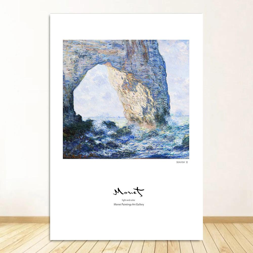 Claude Monet Klasická Umělecká Kolekce Obrazy Plátno Plakát a Tisky Nástěnné Umění Obrázky pro Halový Obývací Pokoj Domácí Dekorace Nástěnná Malba