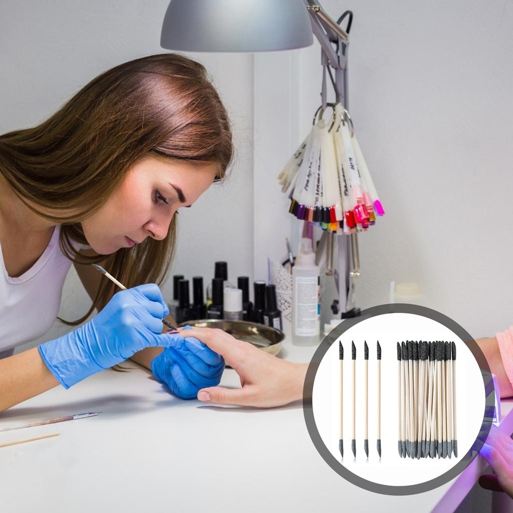 20/30/60PCS Double Head Fine Detail Sanding Sticks for Wood and Plastic Model Polishing Craft Sanding Tools 150/280 Grit