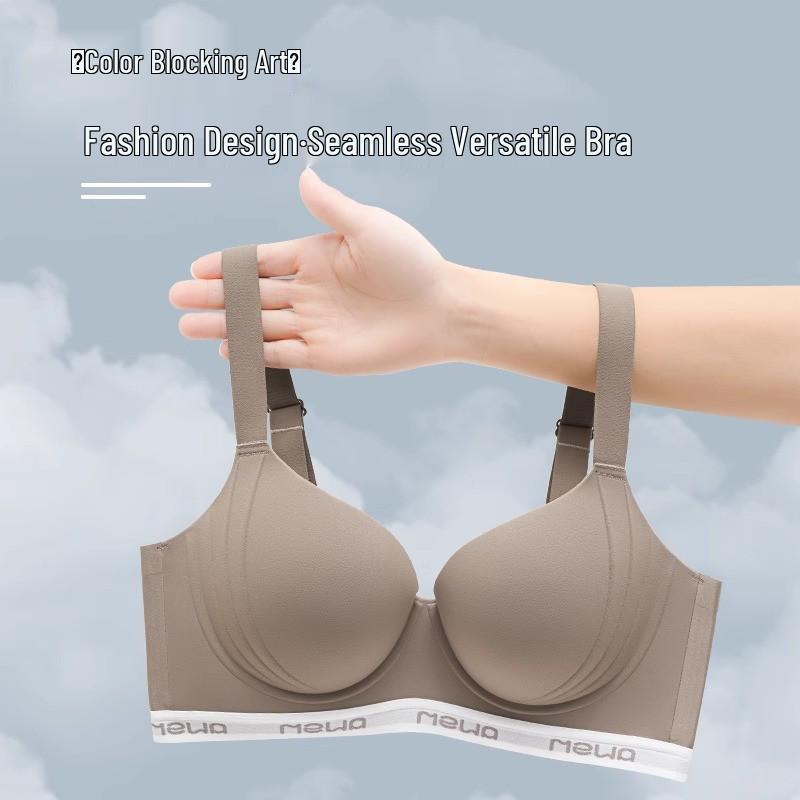 Women's Seamless Summer Underwear: Thin, Adjustable, Anti-Sagging Sports Bra for All Bust Sizes