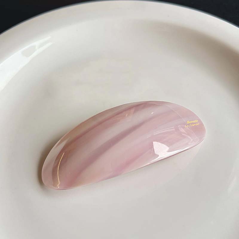 Vintage Acetic Acid Oval Hair Clip for Women Girls Korean Large Spoon Clip Spring Clip Hair Clip Top Clip Hair Accessories