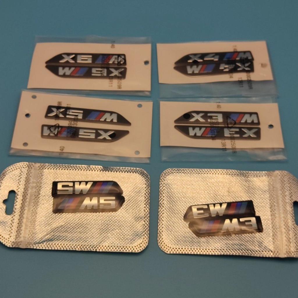 BMW X6 F30 F10 E90 F20 E30 E46 E60 E70 E39 E36 E87 E92 E91 Emblem For BMW Car Trunk badge logo Sticker Modification Accessories FF2