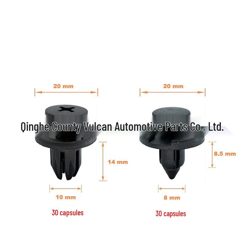 Honda Universal Fit 180pcs Decorative Clip Bumper Push Pin Fastener, Hood Retainer, Door Panel.