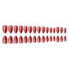 Solid Color Cat Eye Detachable False Nails - Water Drop Style (30 Pieces)