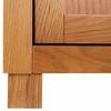 Storage Cabinet with Door Brown Wood Based Material