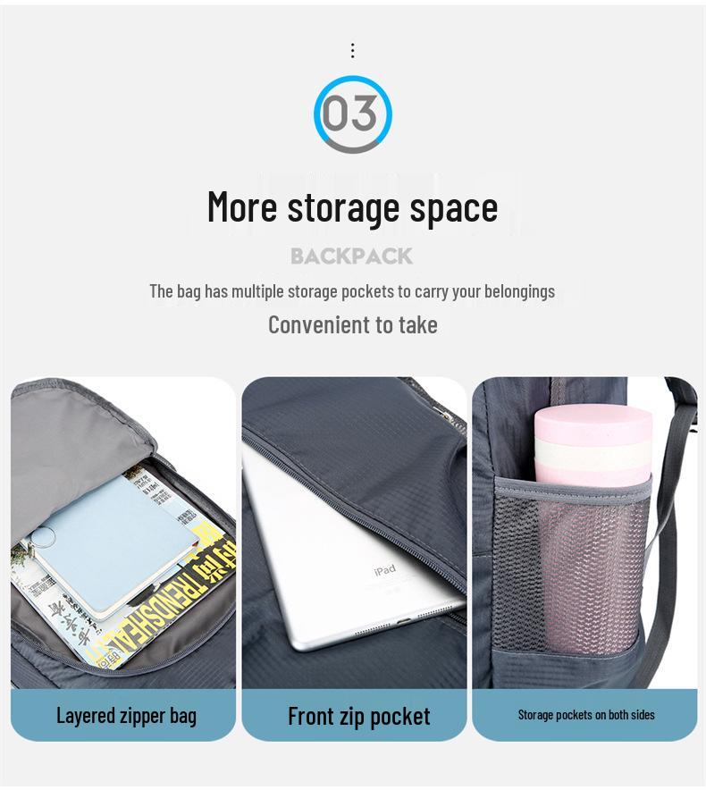 2022 Summer Outdoor Sports Backpack - Lightweight, Large Capacity, Foldable