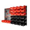 Tools Wall Storage Shelf Tool Holders 28 Stacking Boxes Wall Mounted Tool Rack Extra Strong Wall Plate for Wrench Screwdriver