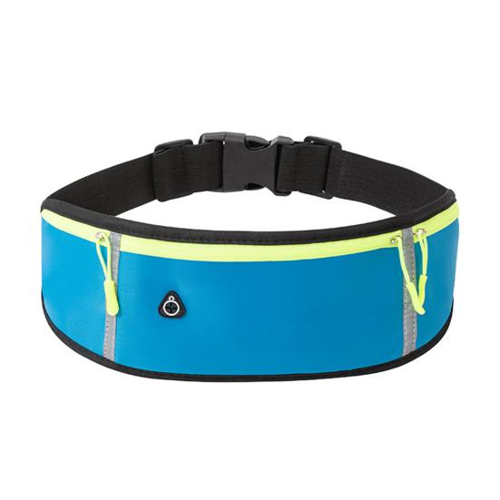 

Running Belt Bag Waterproof Waist Bag with Water Bottle Holder Outdoor Sports Waist Pouch for Men Women Jogging Night Visibility синій
