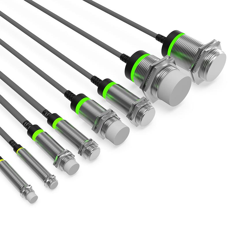 GTRIC Long Distance Inductive Sensor Metal Proximity Switch M12 NPN PNP NO NC 10-30V DC Flush Non-Flush Sensing Range 4mm 8mm