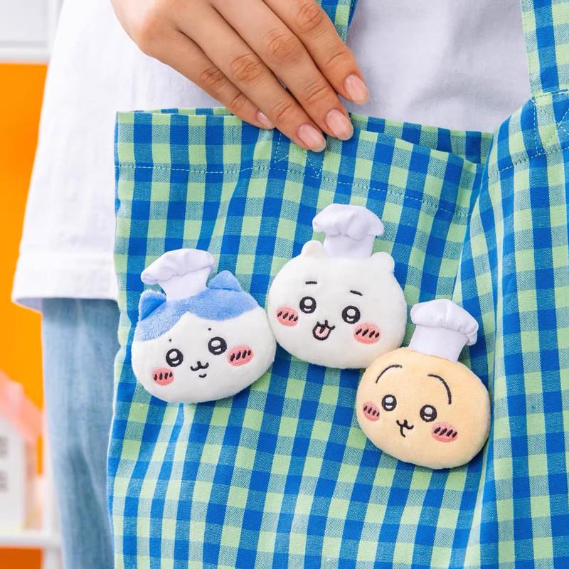 Cartoon Chiikawa Plush Pin With Restaurant Chef Hat Design For Home Toy Gift