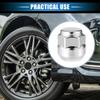 10 Pcs Wheel Lug Nuts Compatible for Honda Odyssey for Honda Pilot, Durable Chorme Plated M14x1.5 Carbon Steel Silver Tone Tire Lugnuts
