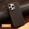 for Magsafe Case for iPhone 15 16 Pro Max Promax 16Pro 15Pro Retro Luxury Genuine PULL-UP Leather Back Cover