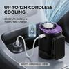 Tragbarer Auto-Kühlventilator Sonnenschutz-Visier Rücklehne Elektrischer Lüfter USB-Stromversorgung Lüfter Klimaanlage Auto-Innenraum-Luftzirkulator