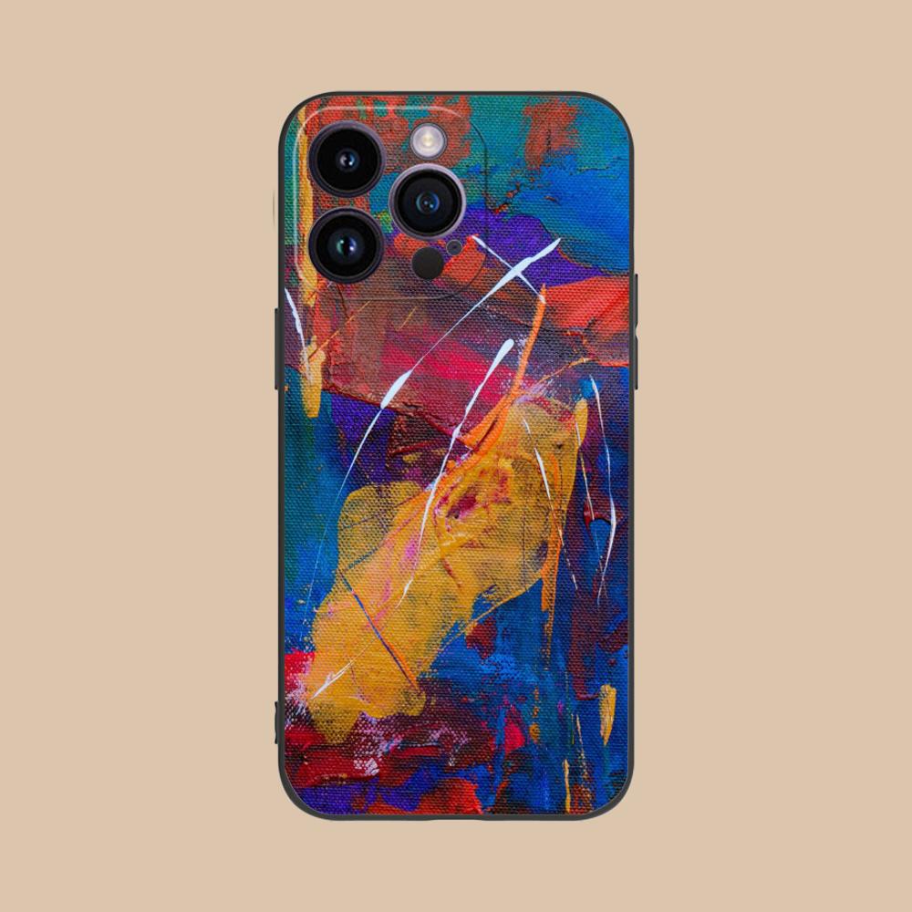 

Чехол для телефона с абстрактной масляной живописью для iPhone 17 16 15 14 13 12 11 X XR XS 8 7 Air Pro Max Plus Mini Мягкий ударопрочный чехол из ТПУ iPhone 7 Plus
