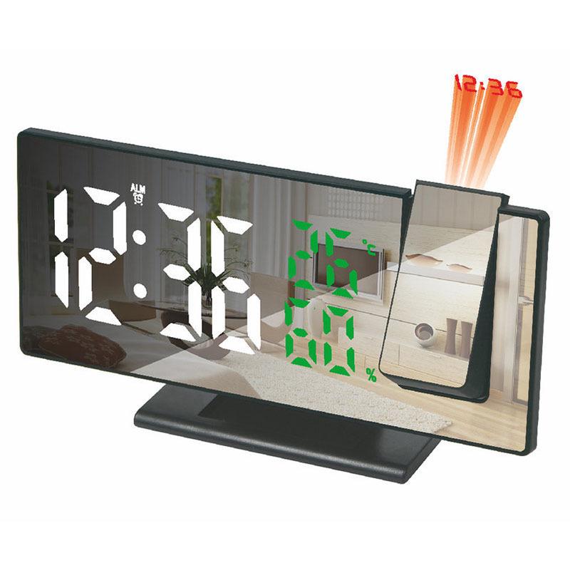 LED Projection Clock: Multifunctional Digital Alarm with USB and Auto Light-Sensing