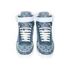 Louis Vuitton Lv Boombox Monogram High Top Sneakers Denim Blue Women's 1A8E3C