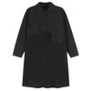XITAO Full Sleeve Patchwork Single Breasted Dress GJ1076