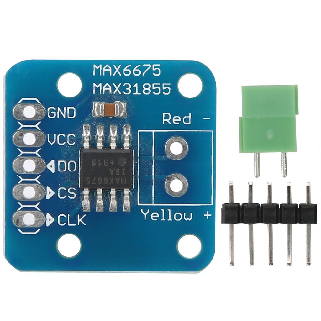 MAX6675 Temperature Sensor K Type Thermocouple Module DIY Sensor Module 35V DC 200 Degrees C~+ 1350 Degrees C