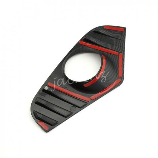 For Toyota RAV4 - Carbon Fiber Front Bumper Fog Light Lamp Cover Trims